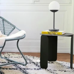 Oplaadbare buitenlamp tafel antraciet IP44