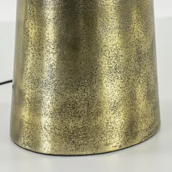 Ovale lampvoet Baloe antiek brons excl. kap