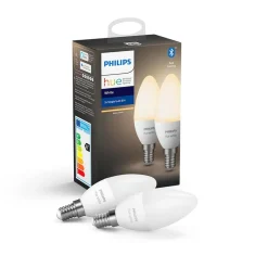 Philips Hue e14 kaars mat 2-pack 2700k
