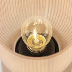 Phoebe tafellamp oud roze Light and Living klein