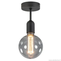 Plafondfitting basic zwart