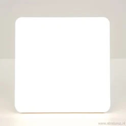 Plafondlamp Basic Square 26cm wit