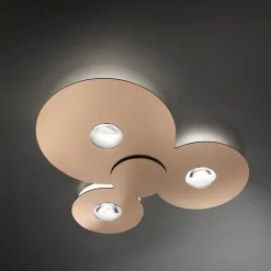 Plafondlamp Bugia Triple glossy bronze
