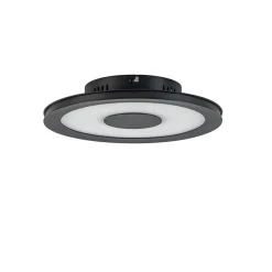 **Plafondlamp disc 26cm zwart 3-step dim