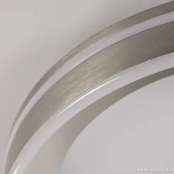 Plafondlamp Led Cirkel rvs 40cm