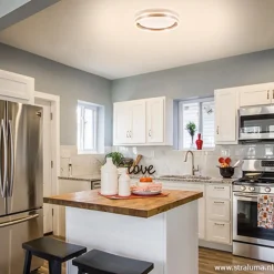 Plafondlamp Led Cirkel rvs 40cm