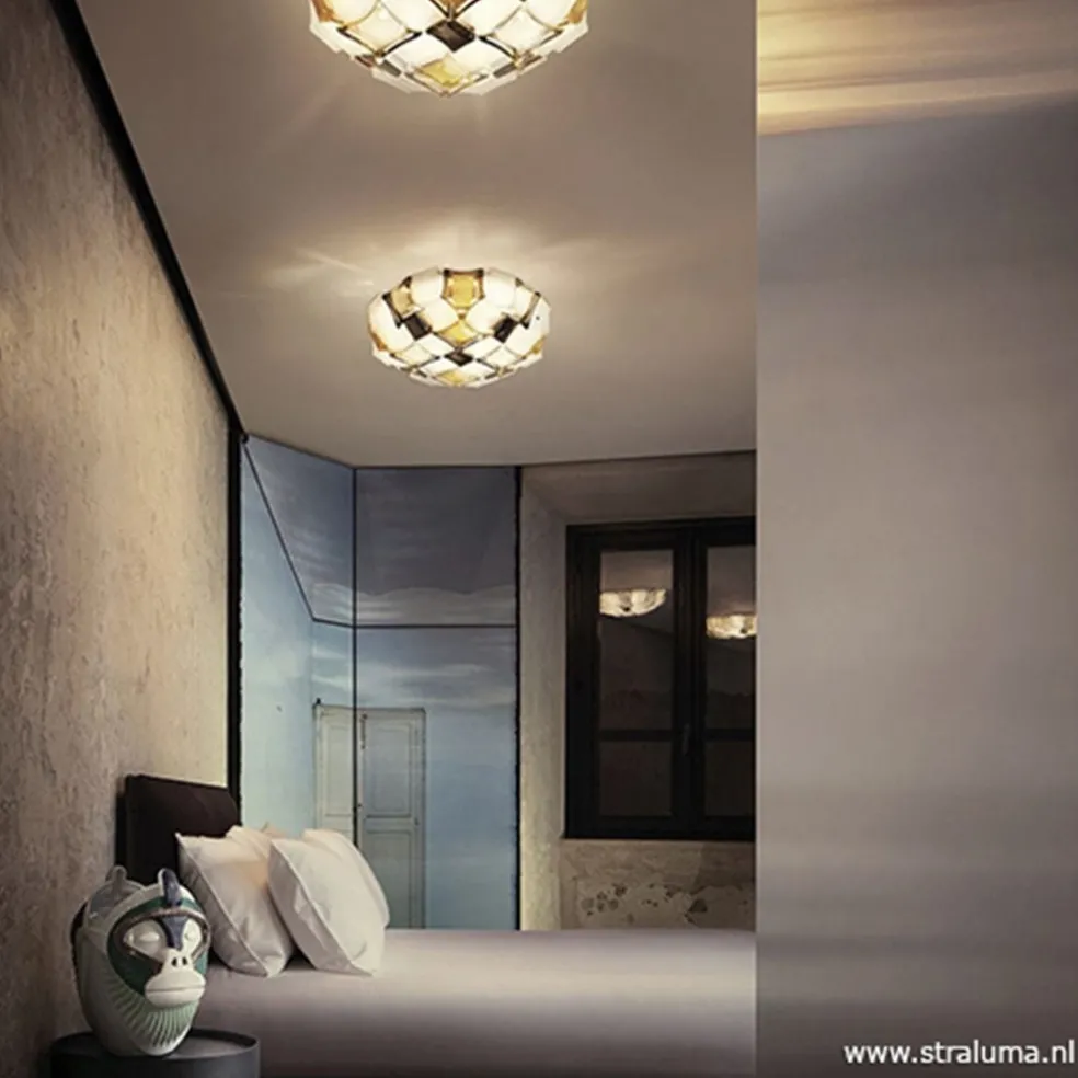 Plafondlamp Mida 50cm gold