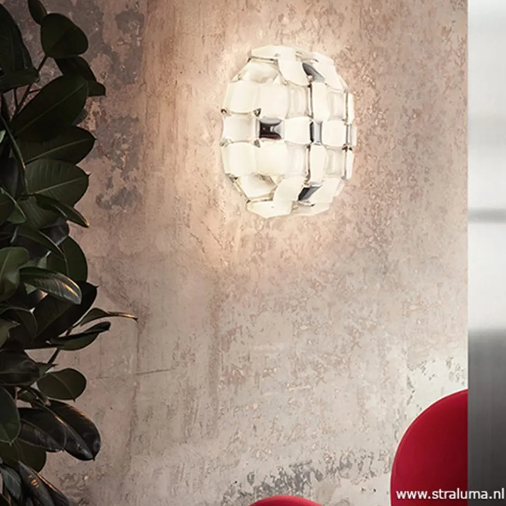 Plafondlamp Mida silver 50cm