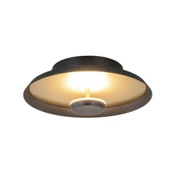 Plafondlamp Oro 25cm zwart/goud