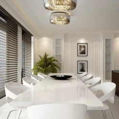 Plafondlamp Pearl Raindrops smokey glas