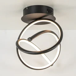 Plafondlamp Plaza zwart 3-switchdim