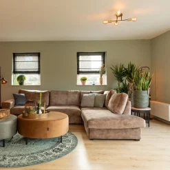 Plafondlamp Sticks 4L zwart/goud