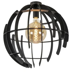 Plafondlamp Terra 60cm zwart