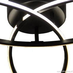 Plafondlamp 3-v eclips zwart 3-st.dimb.