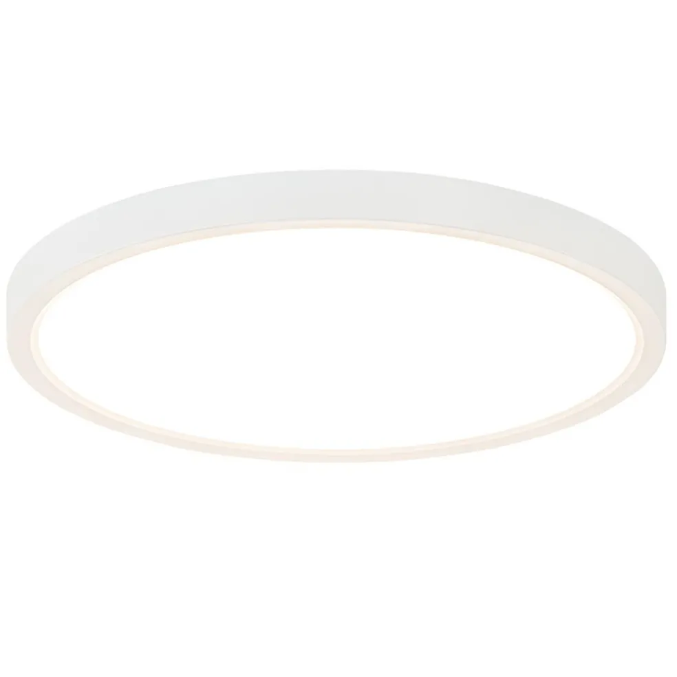 Plafondlamp wit met bewegingssensor