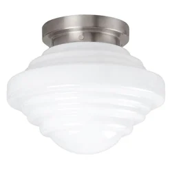 Plafondlamp York art deco opaal glas
