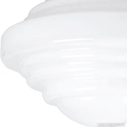 Plafondlamp York art deco opaal glas