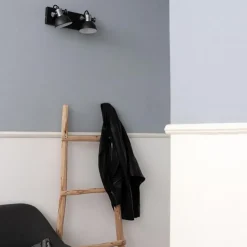 Plafondspot Brooklyn 2l zwart industrieel