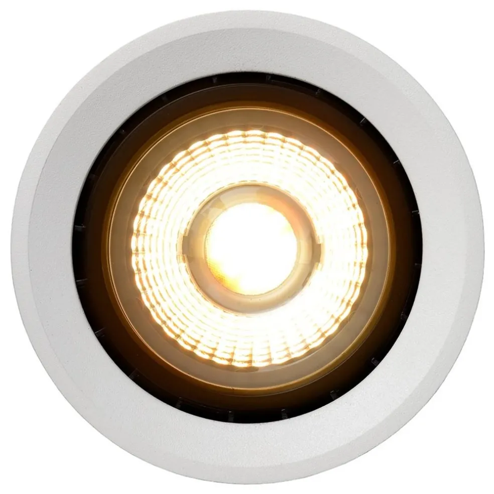 Plafondspot cilinder wit dim to warm