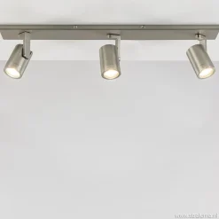 Plafondspot Halo 3L balk rvs gu10