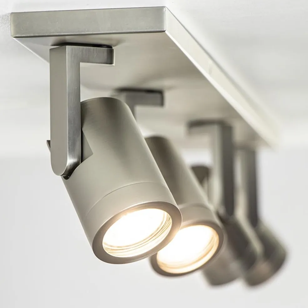 Plafondspot Halo 4L balk rvs gu10