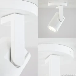 Plafondspot Halo 1L wit gu10