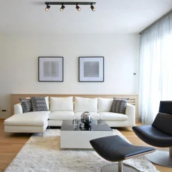 Plafondspot Halo Spot 4L balk zwart