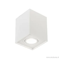 Plafondspot kubus wit verstelbaar gu10