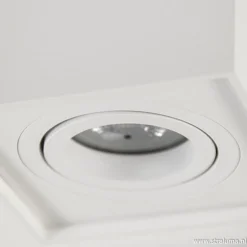 Plafondspot kubus wit verstelbaar gu10