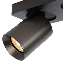 Plafondspot 2-lichts gunmetal incl. gu10