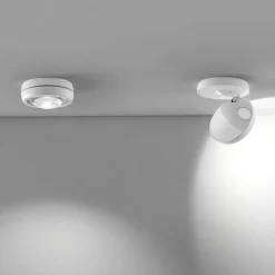 Plafondspot Nautilus wit/chroom