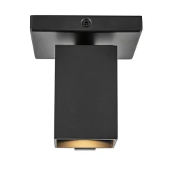 Plafondspot Oslo 1L zwart gu10