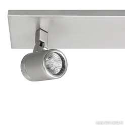 Plafondspot Rain 2L balk nikkel IP44