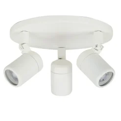 Plafondspot Rain 3L rond wit IP44