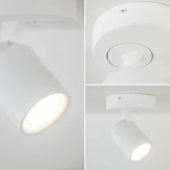 Plafondspot Razza 1-lichts wit gu10