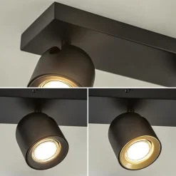 Plafondspot Solare 4l balk zwart