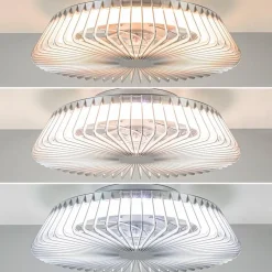 Plafondventilator Himalaya zilver ab+app