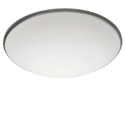 Plafonnière Art nikkel/wit 30cm