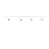 Railsysteem set wit inclusief 4 spots tube