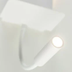 Rechthoekige wandlamp inclusief LED en USB