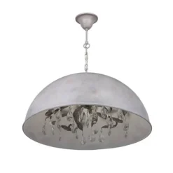 Romantische hanglamp koepel eettafel