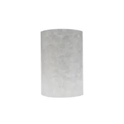 Romantische schelpen wandlamp ivoor