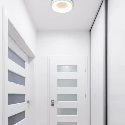 Ronde plafonnière wit inclusief LED