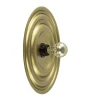 Ronde wand/plafondlamp gouden schaal
