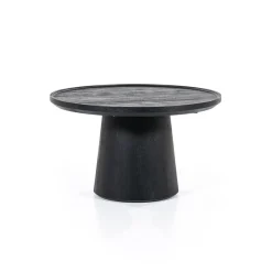 Salontafel Ron zwart 66x39 cm