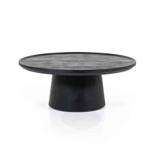 Salontafel Ron zwart 80x32 cm