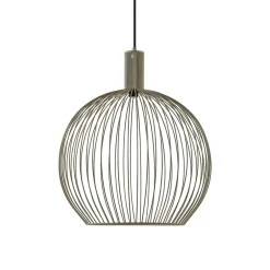 Scandinavische draad hanglamp mat zand 50 cm