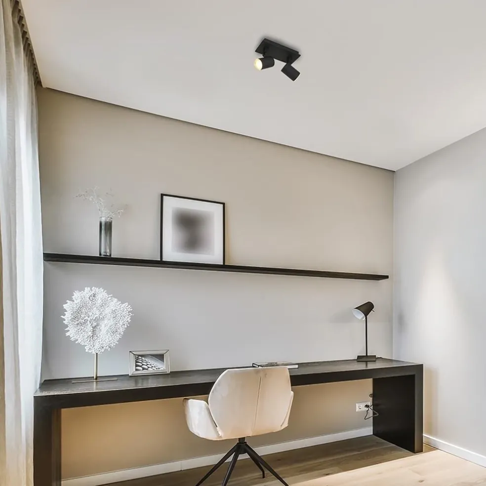 Scandinavische plafondspot inclusief dim to wam LED