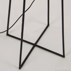 Schelpen vloerlamp met metaal groot