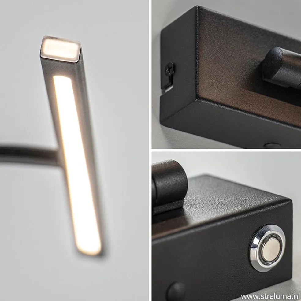 Schilderijlamp Matisse zwart 34cm